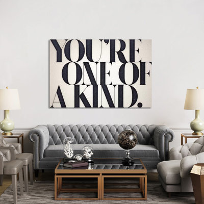 One Of A Kind by 33 Broken Bones - No Frame Print on Canvas