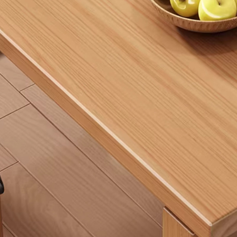 Bureau entièrement en bois de pin massif, H 29,52 po x l 39,37 po x P 23,62 po