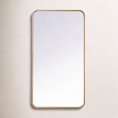 Sabine Metal Rounded Rectangle Wall Mirror