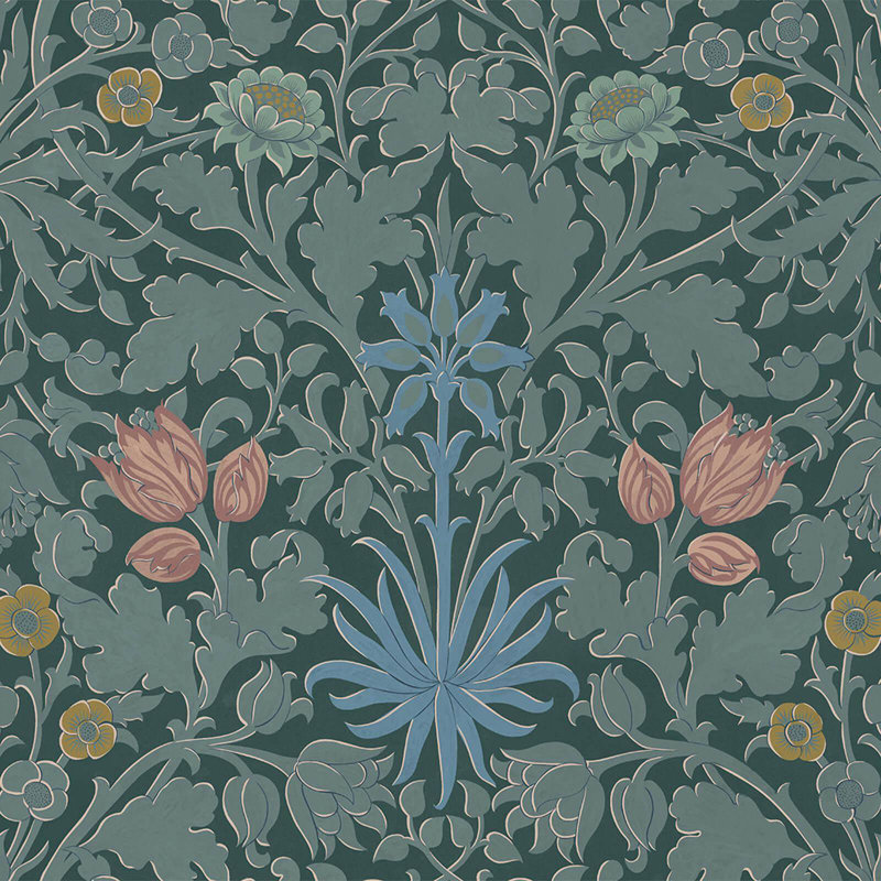 HYACINTH NOVELLUS Wallpaper - Euphorbia 9'10" - full height wallpaper