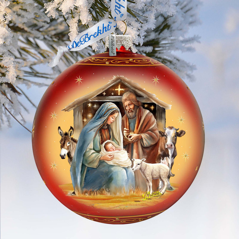 5.5'' Glass Ball Ornament