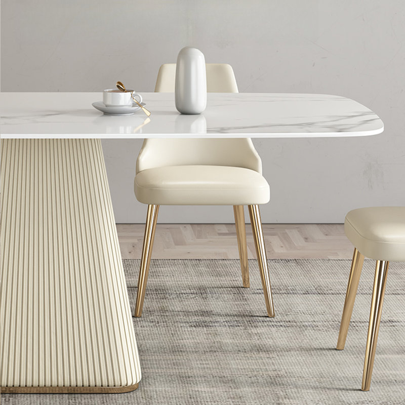 Table de salle à manger Light Luxury, H 29,52 po x L 70,86 po x l 35,43 po