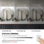 Dimmable LED Multi-Light Bathroom Vanity Fixture 5500K-828651225-828651202