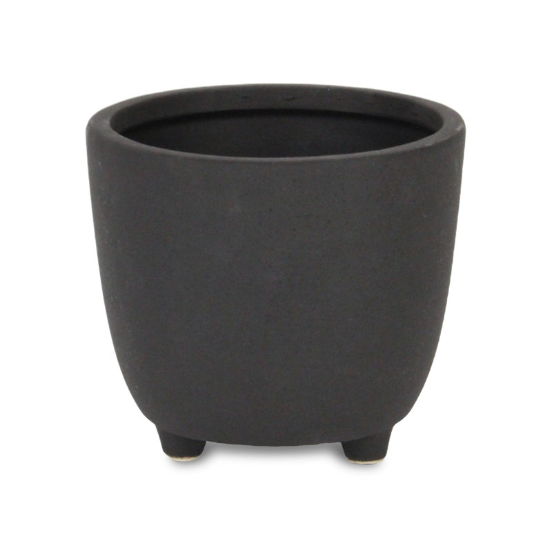Tressy Handmade Ceramic Pot Planter, 6.25" x 6.75" x 6.75"