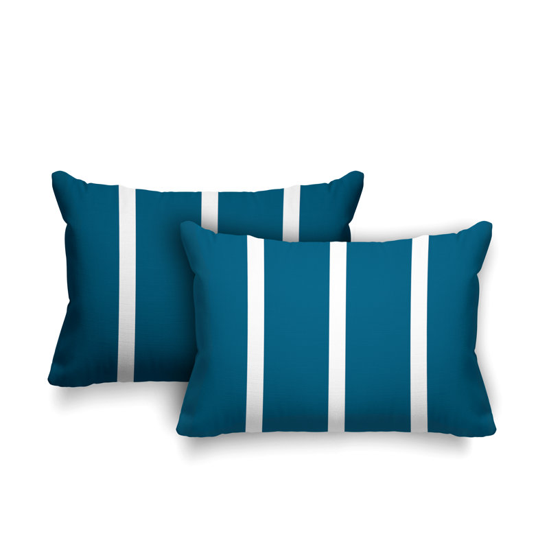 Coussin intérieur / extérieur Tripo, Turquoise
