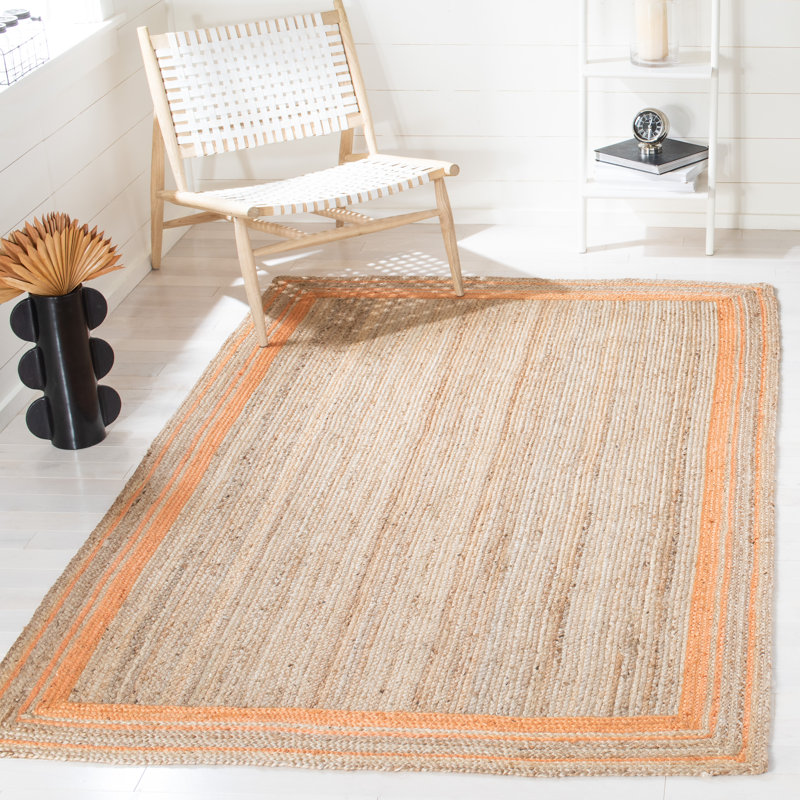 Gatti Natural Fiber Hand Woven Jute Rug, Rectangle 6' x 9'