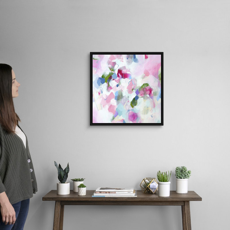 «Maisie» par TA Marrison - reproduction d'art sur toile, Cadre noir, H 22 po x l 22 po x P 1,75 po
