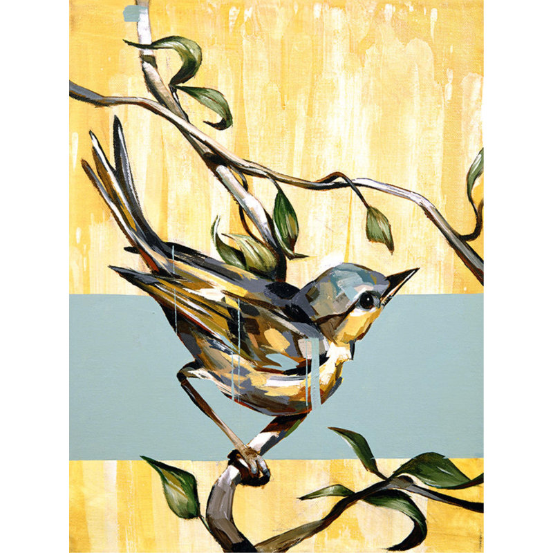 Warbler B par Chelsea Art Studio - reproduction d'art, H 32 po x l 24 po x P 1,5 po, Extérieur