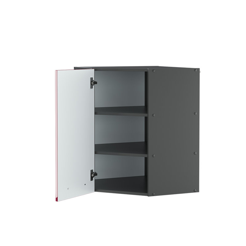 Bernardini 229 + front white HGL (46), Anthracite/Bordeaux