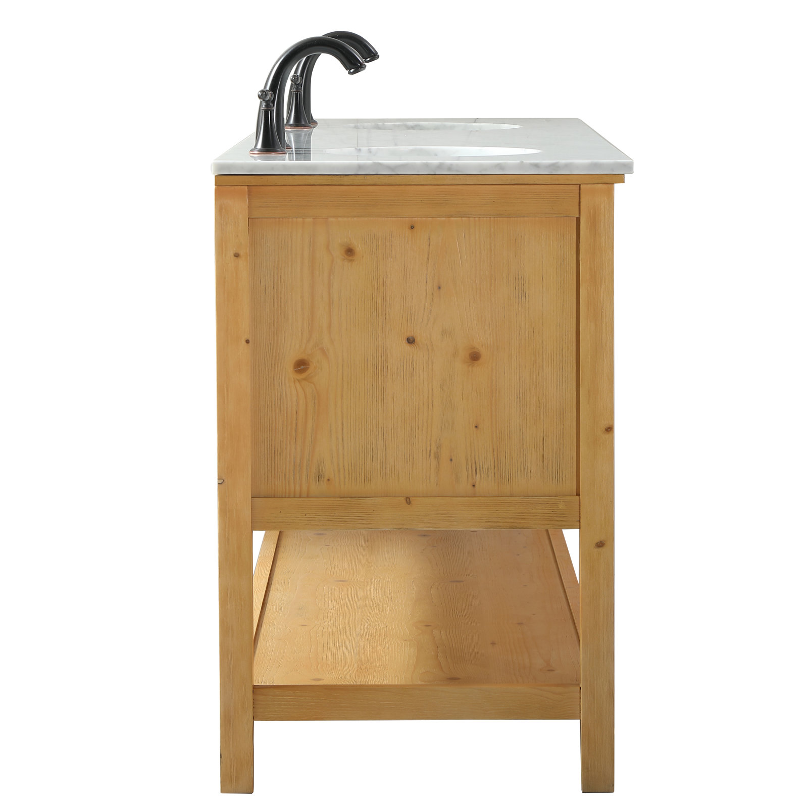 Bonsai 72'' Double Bathroom Vanity, Natural