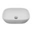 Karran Valera Lavabo de salle de bain vasque rectangulaire en porcelaine vitreuse
