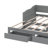 Wooden Twin Daybed With Pull-Out Trundle And Dual Storage Compartments, Extendable Daybed Structure-1381602065