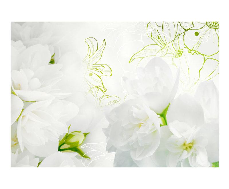 Lecil Peel & Stick Floral Roll, 6.89' L x 115.7" W