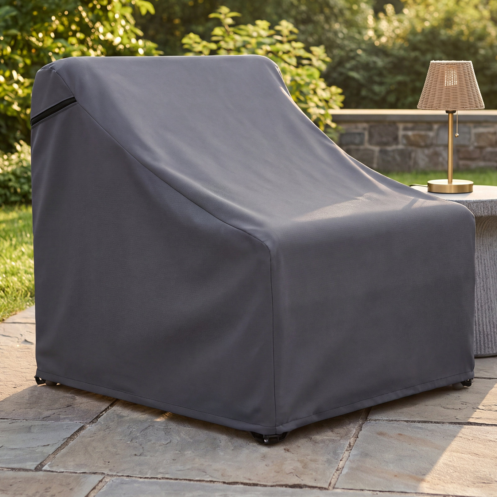 Armless Outdoor Patio Chair Cover