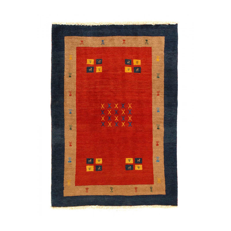 Hidemitsu One-of-a-Kind Rectangle 3'11'' X 5'4'' Hand Knotted Area Rug