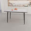 Table de salle à manger extensible polyvalente avec pieds élégants et fabrication durable