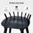 Majidah Solid Wood Arm Chair in Black