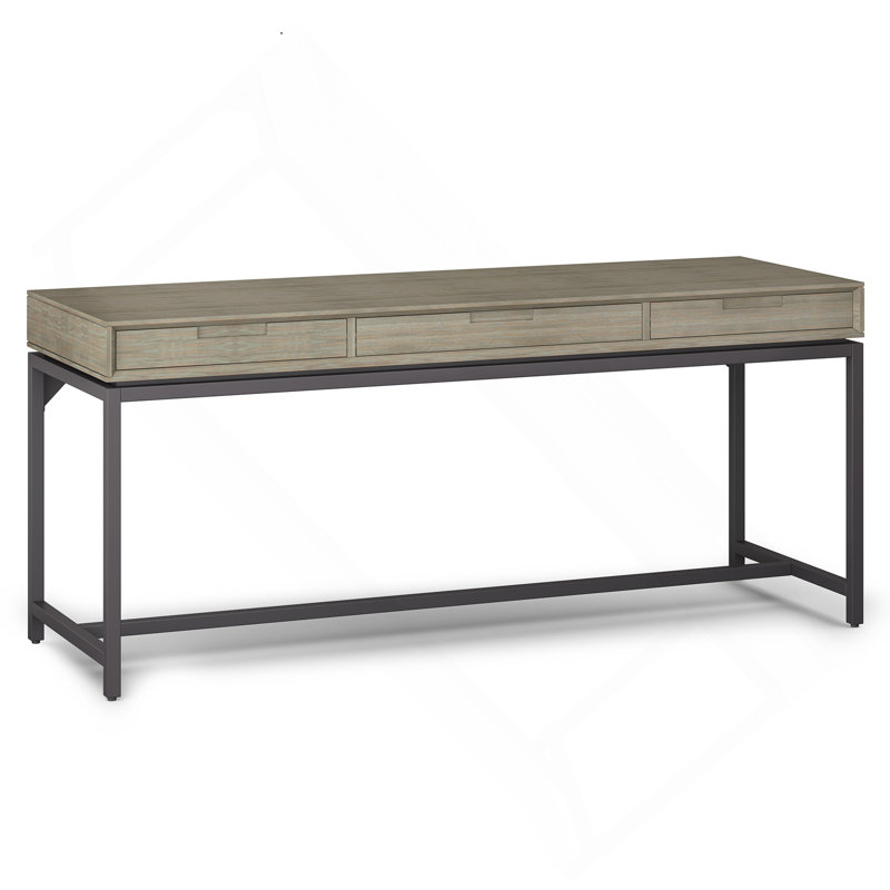 Banting - Bureau Mid-Century - Gris vieilli, Gris