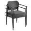 Ensemble de 2 chaises de salle à manger d'extérieur en aluminium empilables Aeris-106437703-106437701