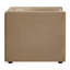 Fauteuil en velours taupe Dunkley-964024517
