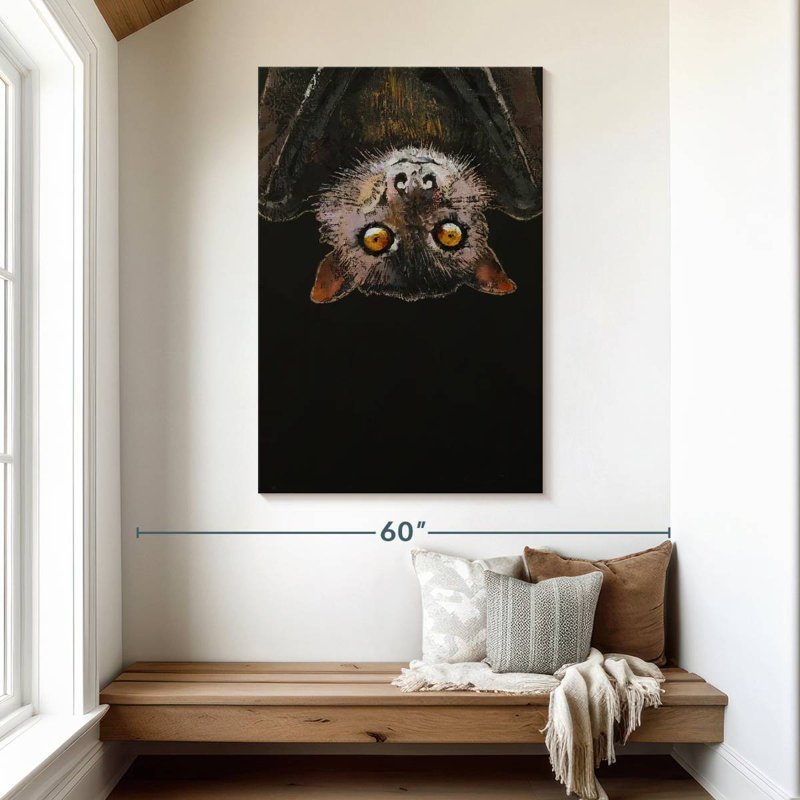 Brampt Bat, 48" H x 32" W