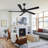 Baun 5-Blade Indoor Ceiling Fan with Remote solid wood Blades DC Motor-1031031491-1053104807-1053104806