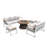 Dejonae 7 - Person Patio Conversation Set with Cushions-392686757