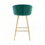Tabourets Dardar, avec repose-pieds chromé et base / tabouret simple à pieds dorés-1571417171-1566390690