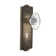 Meadows Plate with Decorative Keyhole and Oval Fluted Crystal Door Knob