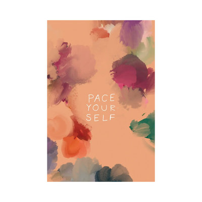 Pace Yourself 1 Piece Wrapped Canvas Painting