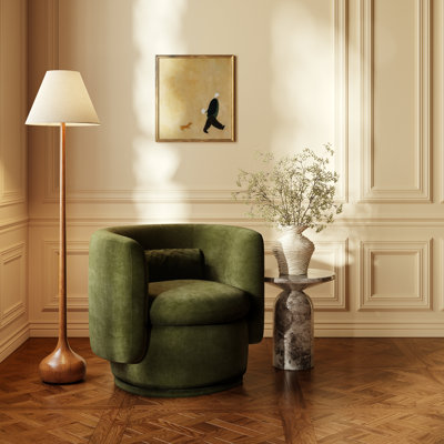 Fauteuil Chesterfield pivotant l 32,5 po Bradd