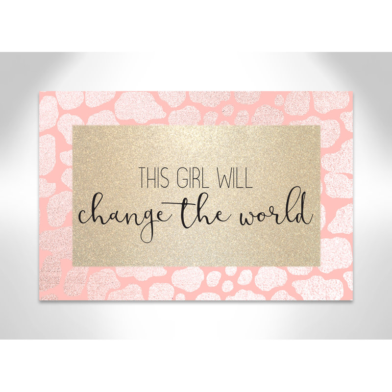 This Girl Will, impression sur papier, H 24 po x l 36 po x P 1,5 po, Canevas
