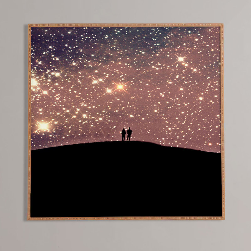 « stargaze », reproduction de photo encadrée