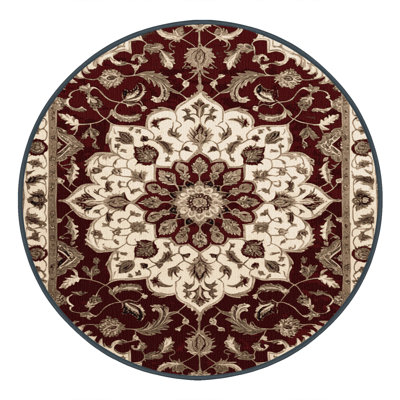 Machine Washable Persian Brown Area Rug
