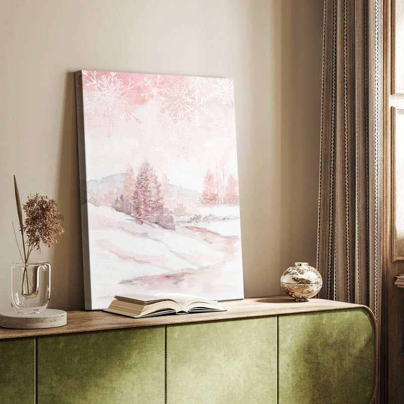 Rosé d'hiver - galerie Cavas sur mesure, H 18 po x l 12 po