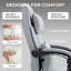 Fauteuil de jeu ergonomique en cuir avec repose-pieds Dowinx Pu-1844689161-1844689166