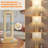 22'' Golden Modern Metal Table Lamp with Touch Control and USB A&C