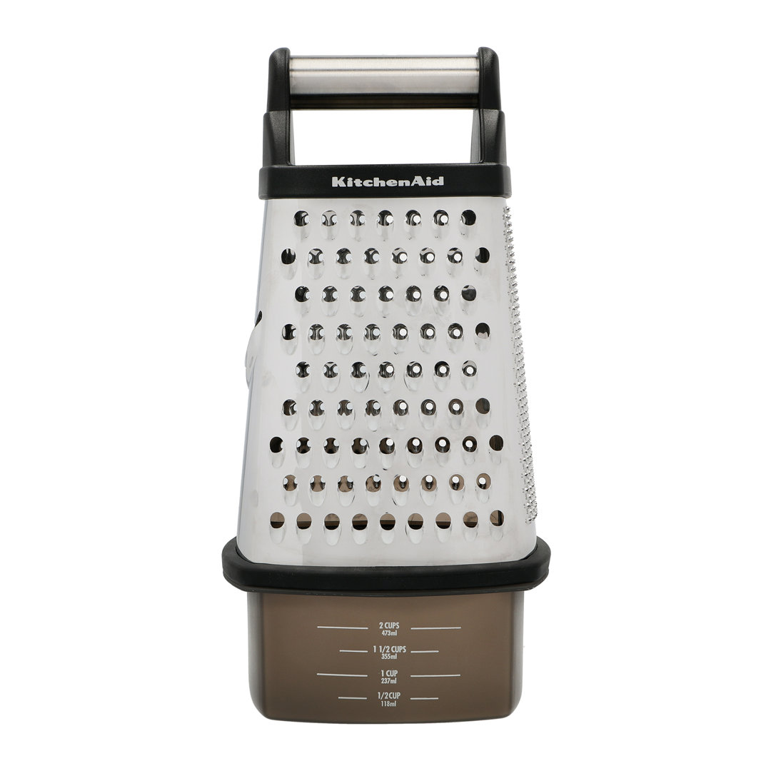 Universal Box Grater with Measuring Cups