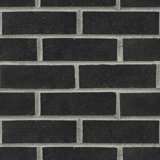 Subway - Black Brick Wallpaper