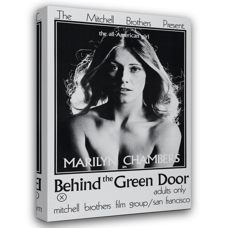 Behind the Green Door, 40" H x 27" W