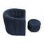 Fauteuil pivotant avec repose-pieds Noa-113497062