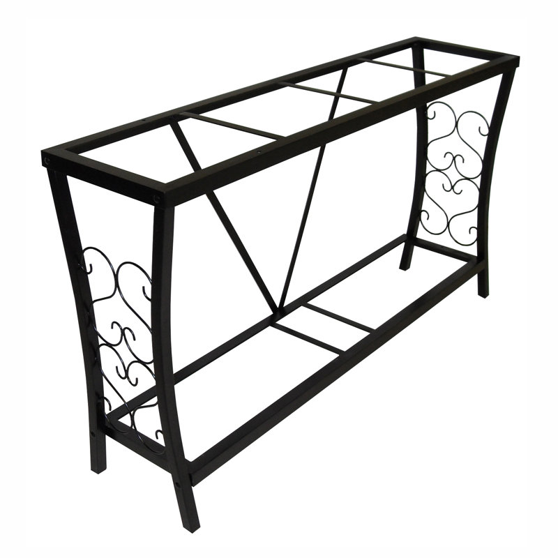Support d'aquarium rectangulaire Delfreda, 55 gallons (H 27,80 po x l 48,3 po x P 12,5 po)