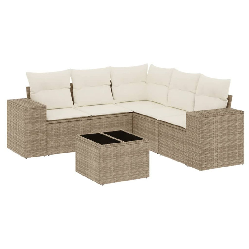 Vidaxl Garden Sofa Set Beige