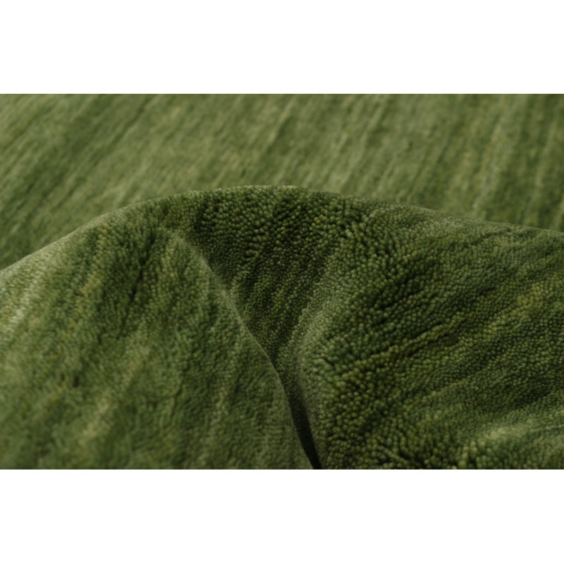 Kashkuli Gabbeh Green Rug 4'9" x 6'6"