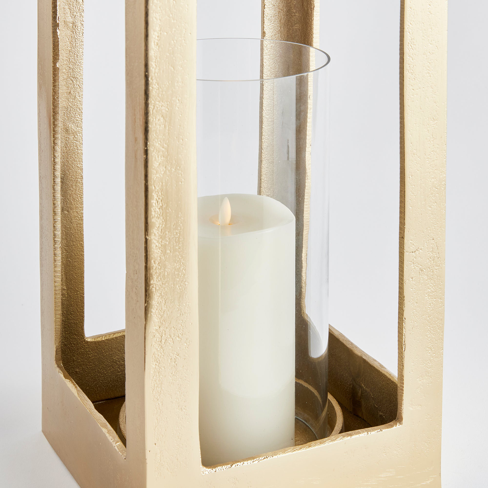 Lantern, 25.5" H x 7.75" W x 7.75" D