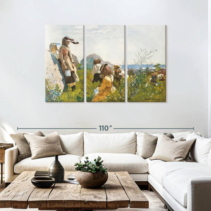 Leisha Berry Pickers, 48" H x 74" W
