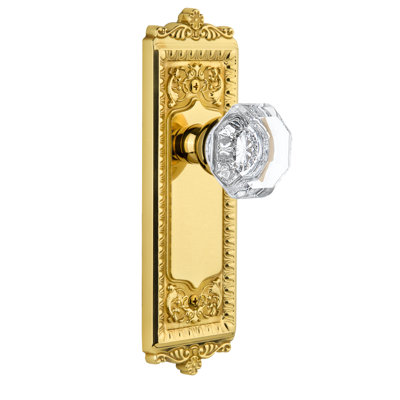 Poignée de porte en cristal Grandeur Windsor