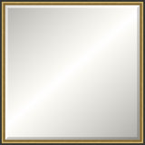 Gold and Black Rustic Mirror