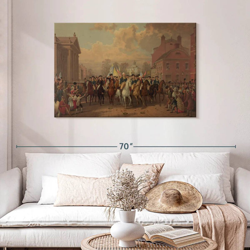 Evacuation Day, 30" H x 45" W