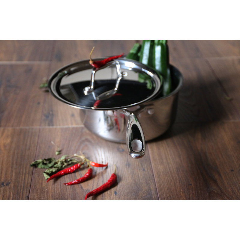 2.3L Stainless Steel Saucepan